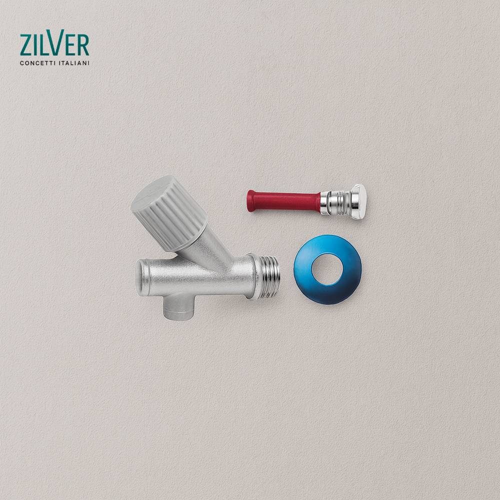 Zilver Angle Valve With Filter (GX4016T)