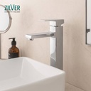 Zilver Kare Basin Mixer Long (ZKAR100)