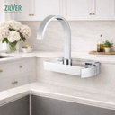 Zilver Kitchen Sink Mixer Wall Lever (EFB902)
