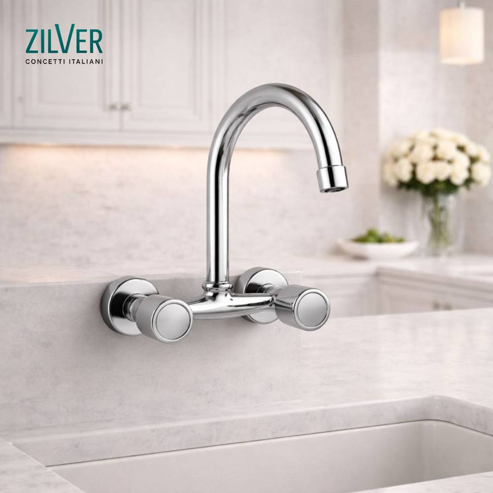Zilver Sink Mixer Double Knob (GX9115)