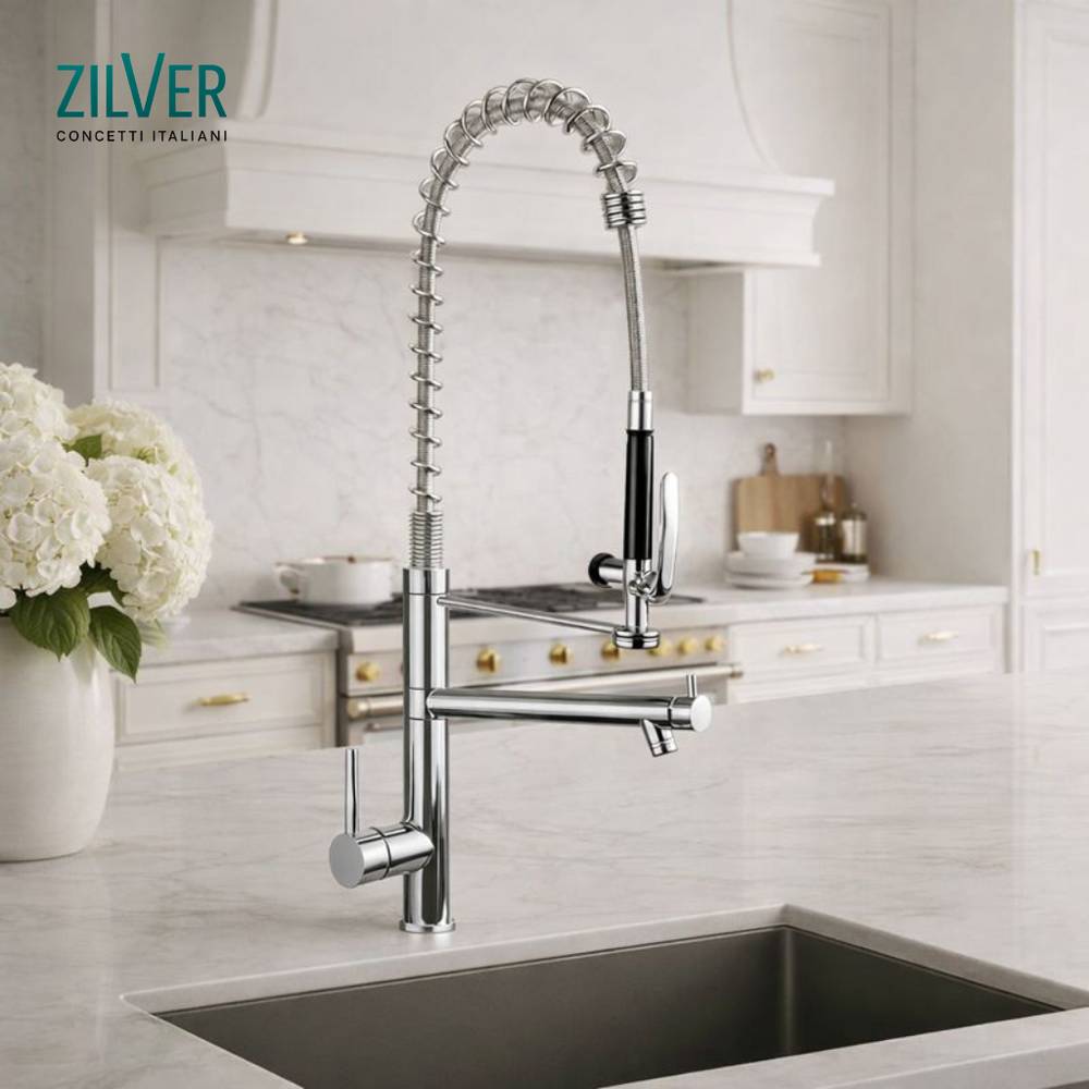 Zilver Sink Mixer (BE117)