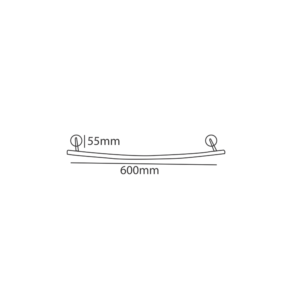 Zilver Eco Towel Bar (60CM) 24`(0334)` ::ID:: 0334
