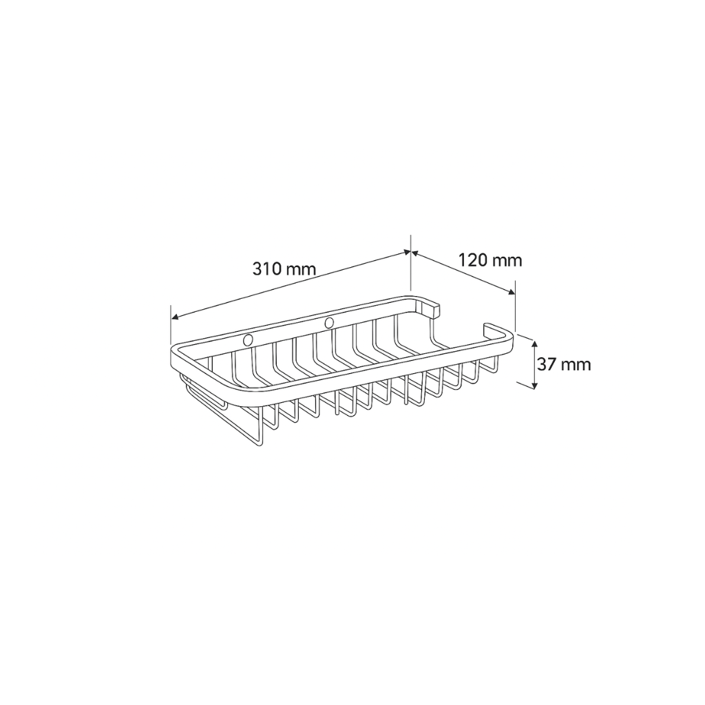 Zilver Soap Basket SB002 (SF011) ::ID:: SB002