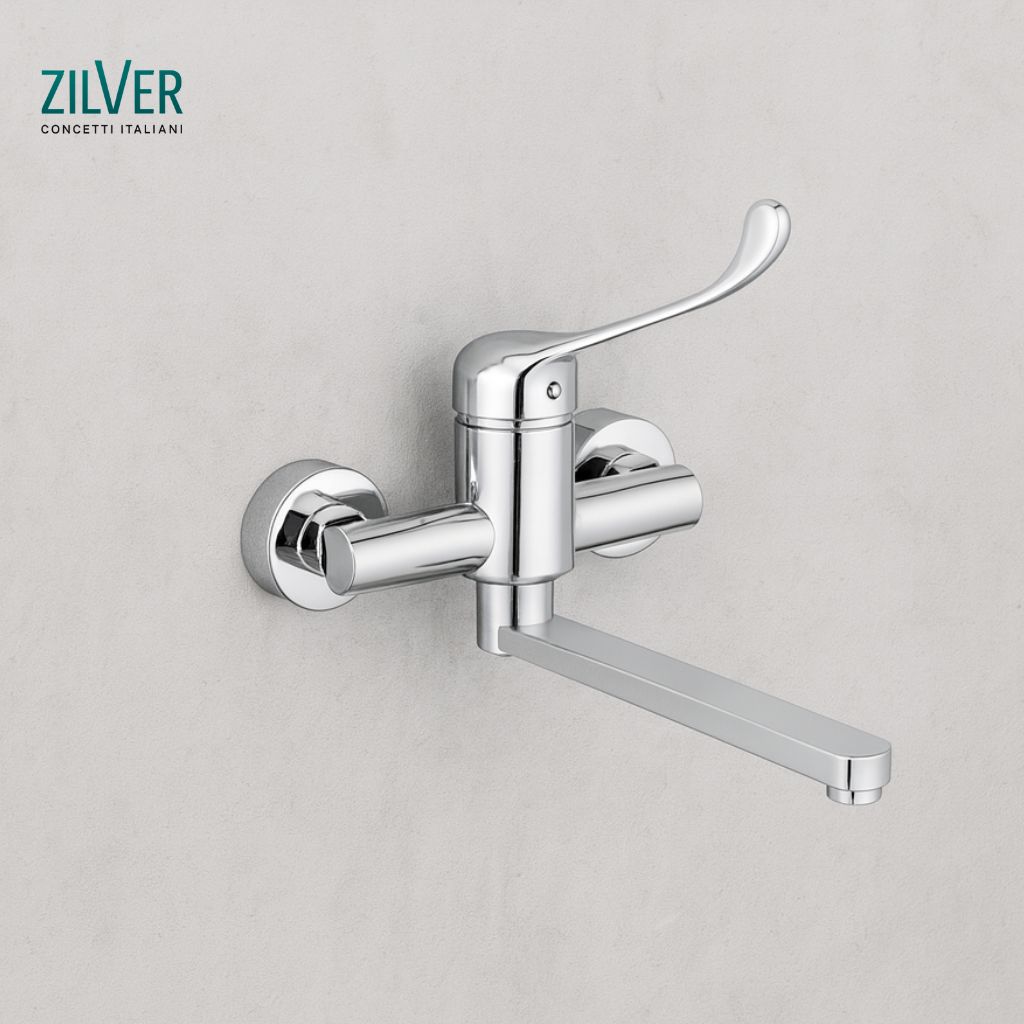 Zilver Hospital Mixers Wall Type (UB001)