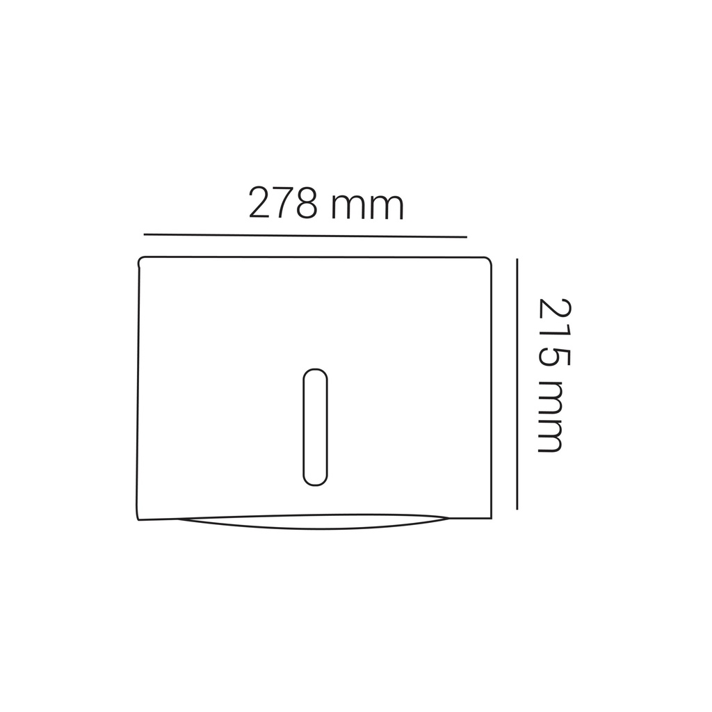 Zilver Paper Dispenser Square ::ID:: ZPD03