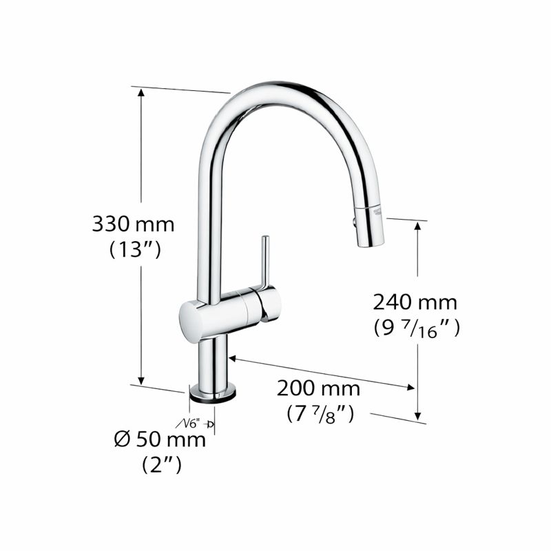 Grohe Minta Sink Mixer Pull Out type ::ID:: 31358