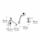 Grohe Tenso Bath Combination- Expose ::ID:: 19153