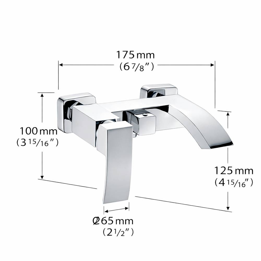 Zilver Bath Mixer Only Body ::ID:: BSB1283