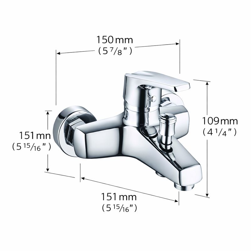 Zilver Econeue Bath Mixer ::ID:: ED309
