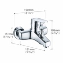 Zilver Econeue Bath Mixer ::ID:: ED309