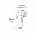 GROHE TOILET SHOWER HANDLE BLACK ::ID:: 28017