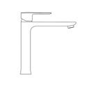 Zilver Violin Basin Mixer Long ::ID:: ZVIL100