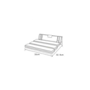 Zilver Shower Seat Abs Wall Mounted ::ID:: ZSS002