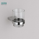 Zilver Cube Glass Holder (0815) 