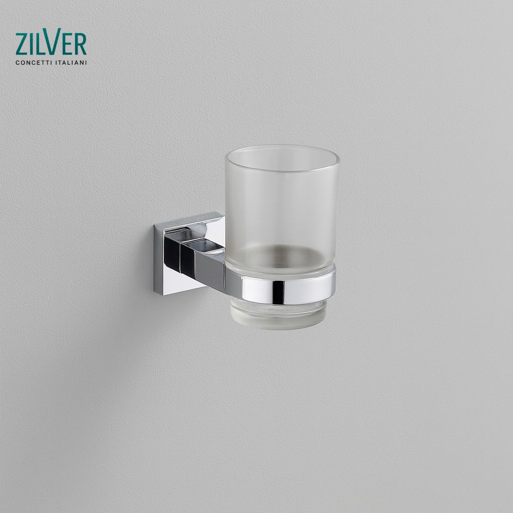 Zilver Platz Glass Holder (0915)