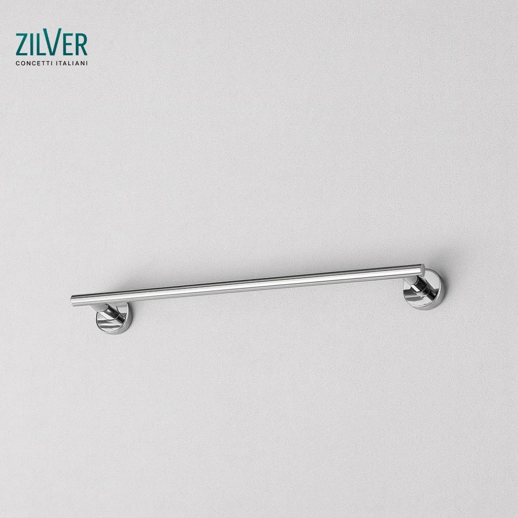 Zilver Round Towel Rail (0594)