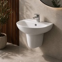 ZILVER HALF PEDESTAL BASIN ZPDB102 ::ID:: ZPDB102