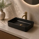 Zilver Art Wash Basin Matt Black ::ID::ZARTB115MB