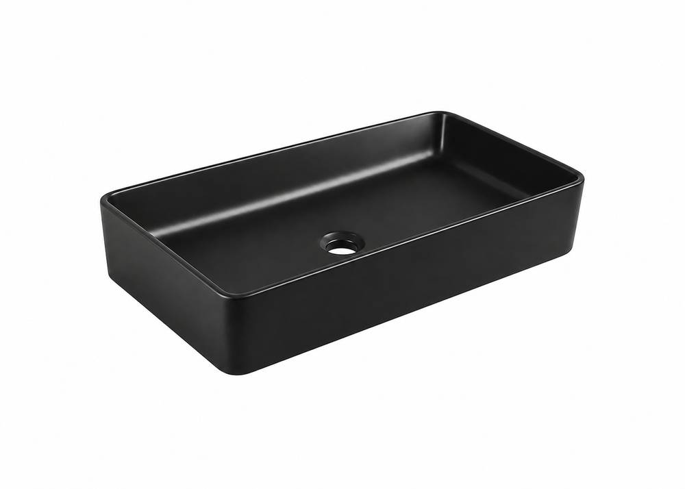 Zilver Art Wash Basin Matt Black ::ID::ZARTB115MB