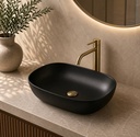 ZILVER NEW COUNTER WASH BASIN BLACK 600X380X140MM ::ID:: ZARTB111MB