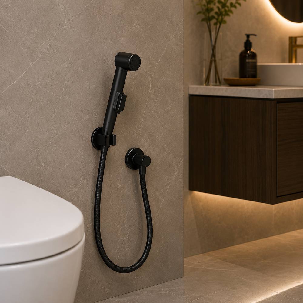 Smart Toilet Shower Set CP ::ID:: STS102BLK