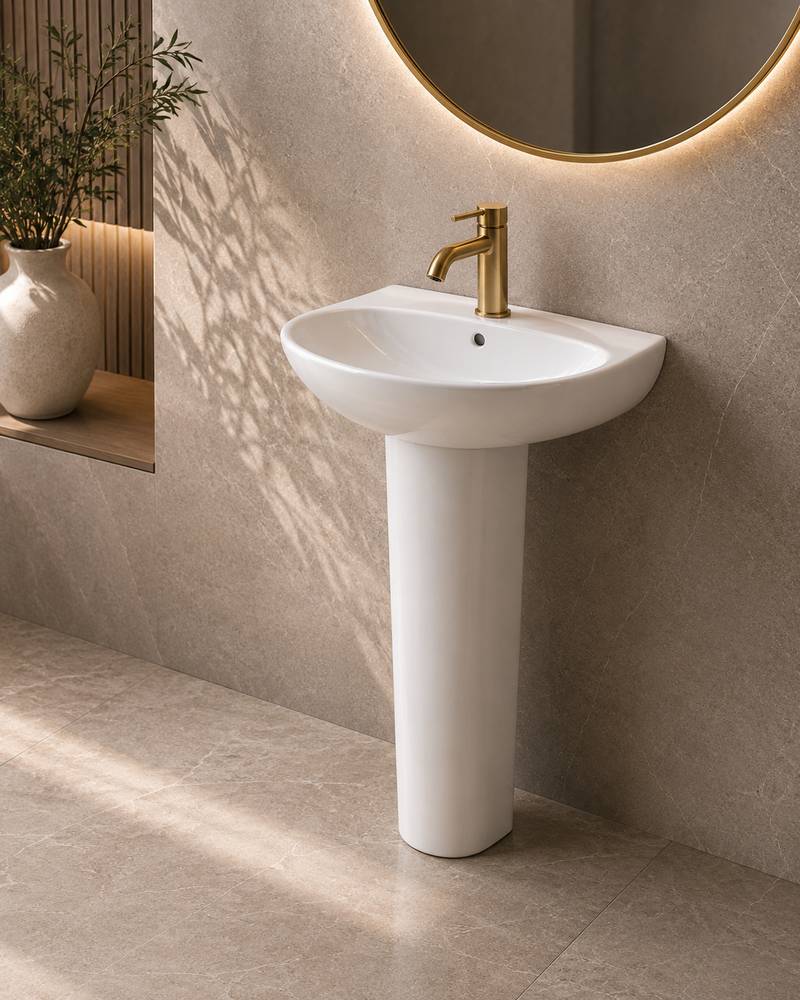ZILVER PEDESTAL BASIN ZPDB101 ::ID:: ZPDB101