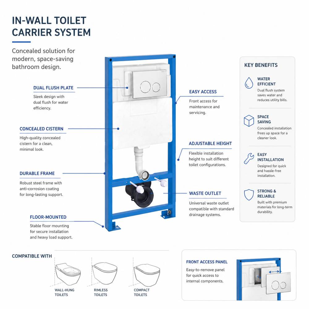 Smart Full Frame Concealed Flush Tank ::ID:: SDR211