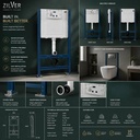 ZILVER CONC CISTERN SLIM  FULL FRAME WITHOUT PLATE  ::ID:: ZDR014