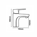 Smart Boston Basin Mixer Normal Black::ID::  SBT1001BLK