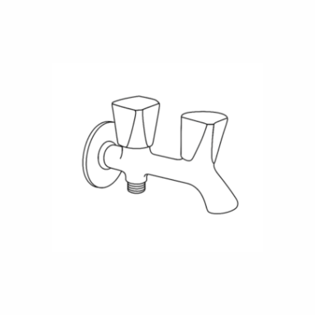 Smart Double Bib Tap Black::ID:: SGX1300BLK