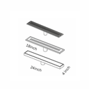 Smart Floor Waste 4x24 ::ID:: SFD05