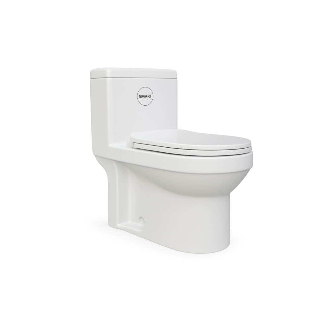 Smart One Piece Toilet with Seat Cover ::ID:: STOT212