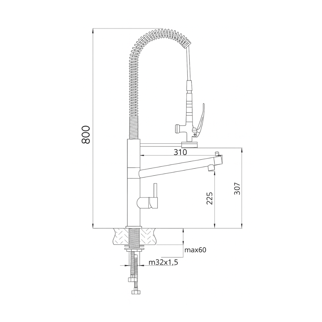 Zilver Sink Mixer and Hospital Mixer ::ID:: BE117