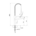 Zilver Sink Mixer and Hospital Mixer ::ID:: BE117