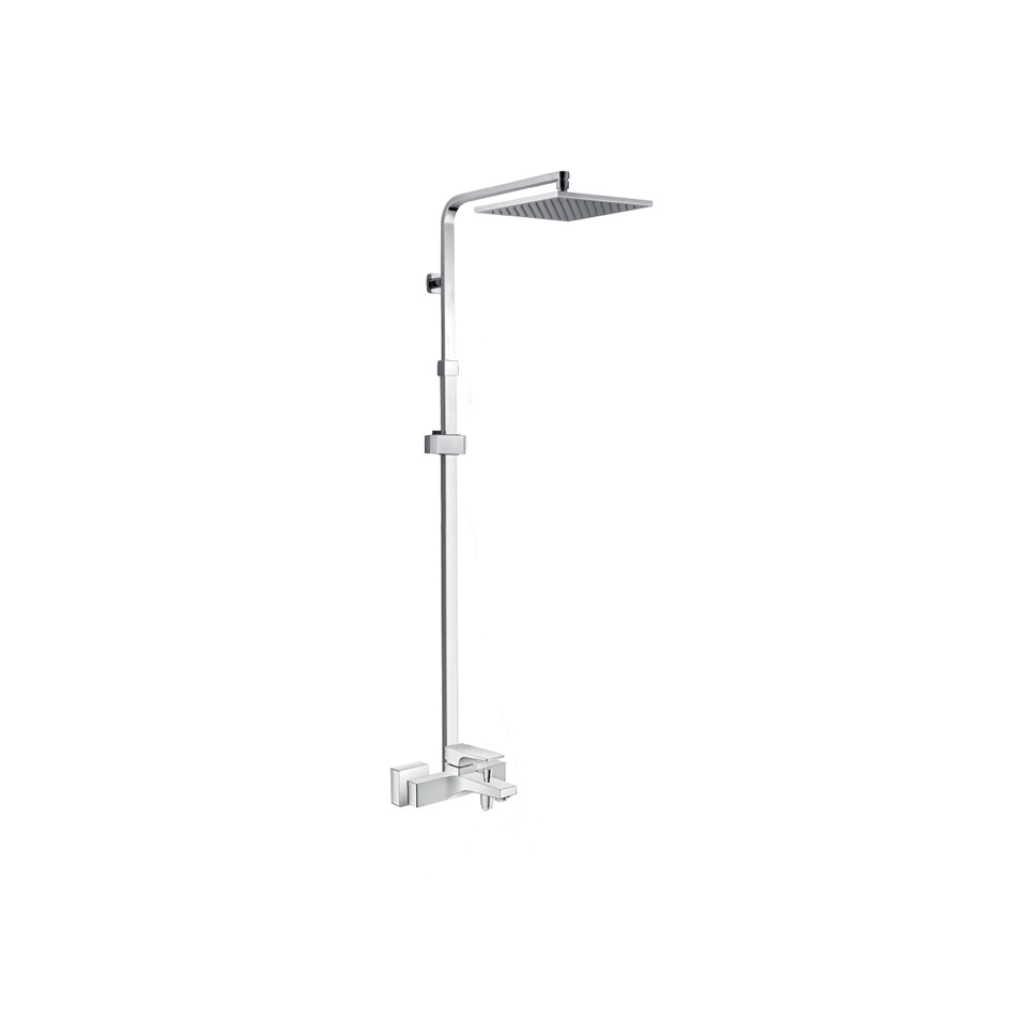 Zilver Cliff Bath Mixer w/ Open Shower Rod::ID:: ZCLF500