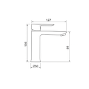 Zilver Bali Wash Basin Mixer Normal ::ID:: ZBLI1001