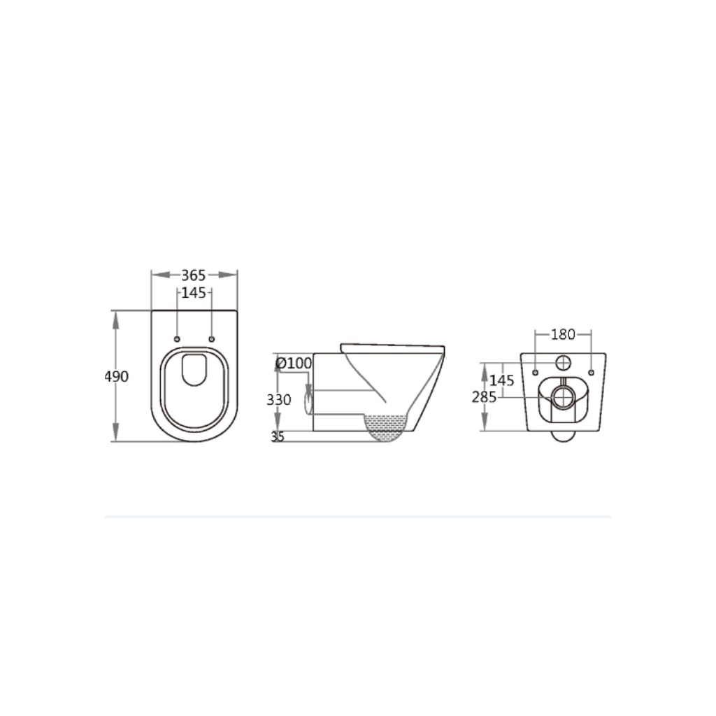 Zilver Wall Hung Toilet Heavy 2 ::ID:: ZWHT102