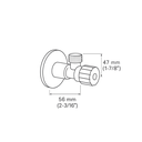Zilver Angle Valve GX6016 ::ID:: GX6016