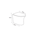 Zilver Wall Hung Toilet 380X480X360 ::ID:: ZWHT107
