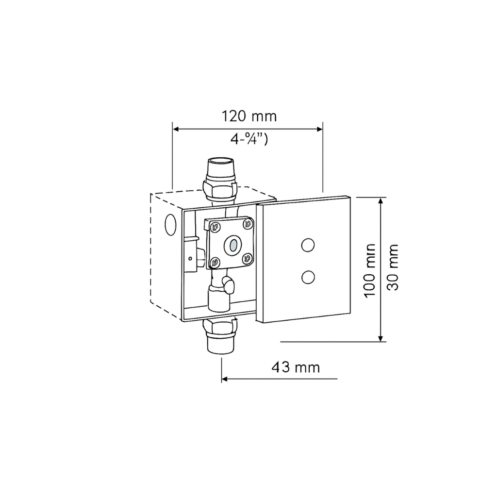 ZILVER SENSOR FLUSH VALVE FOR TOILET ::ID:: ZY1999