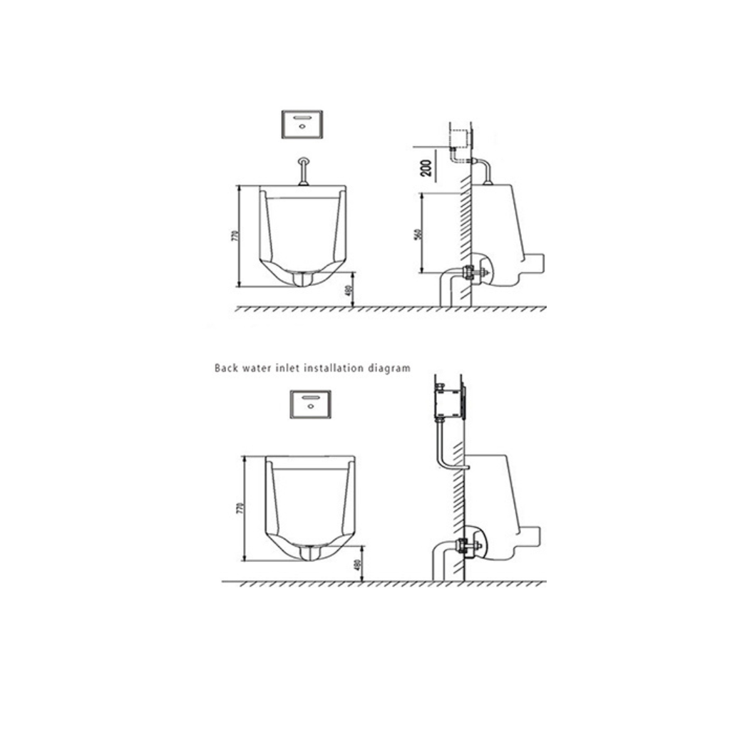 Zilver Sensor Flush Valve For Urinal ::ID:: ZY1067