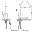Zilver Kitchen Sink Mixer Sink Mounted ::ID::AM400