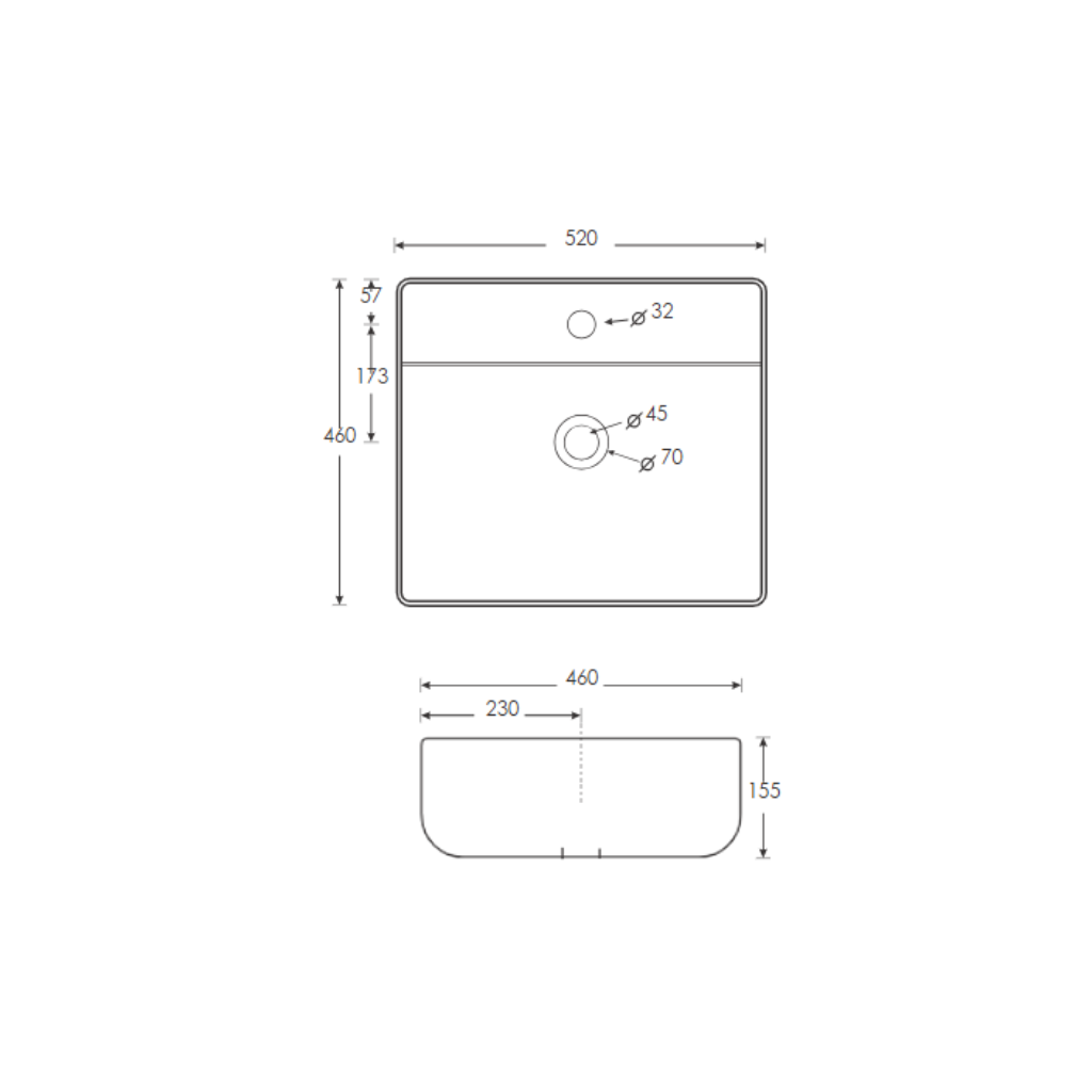 Zilver Art Wash Basin 520X460X155mm ::ID:: ZARTB114