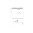 Zilver Art Wash Basin 520X460X155mm ::ID:: ZARTB114