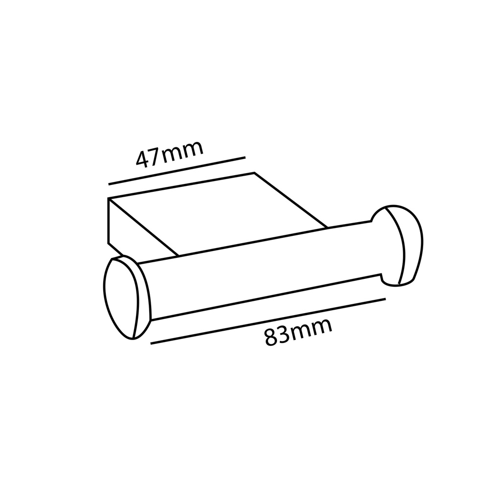 Zilver Cube Hook Double (0811) ::ID:: 0811