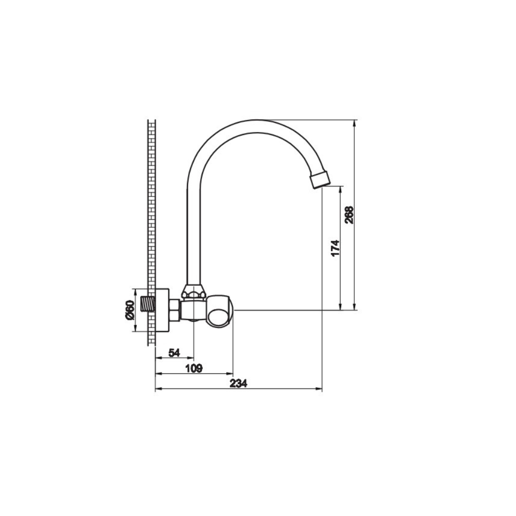 Zilver Sink Mixer Double Knob ::ID:: GX9115