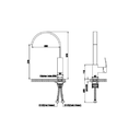 Zilver Wave Sink Mixer ::ID:: BSB1286