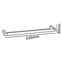 Zilver Towel Rail 0664 ::ID:: 0664