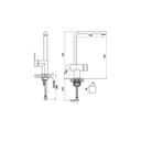 Zilver Cube Sink Mixer ::ID:: PLB1223