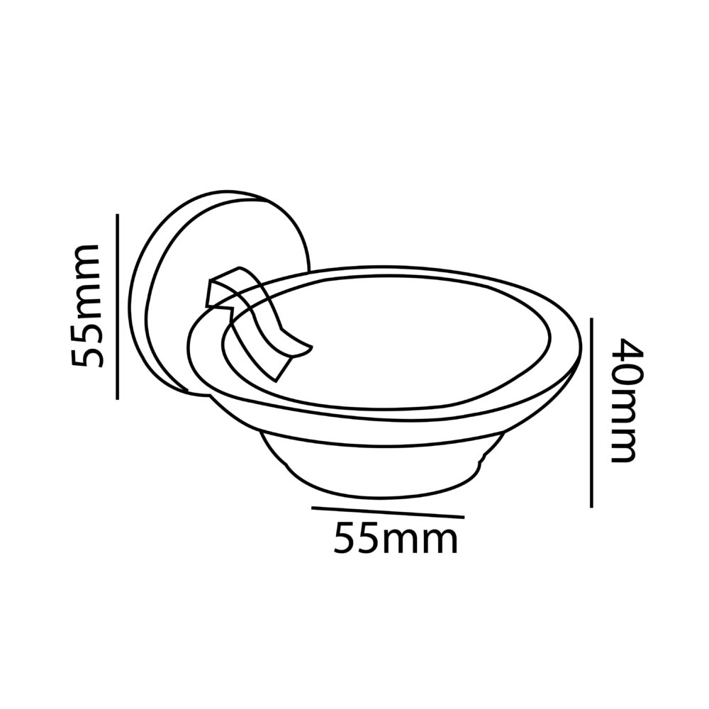 Zilver Eco Soap Dish (0336) ::ID:: 0336